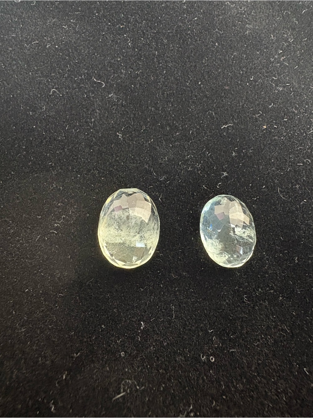 Pair of Oval Mixed Cut Loose Natural Skardu Aquamarines 9.88 Ct.